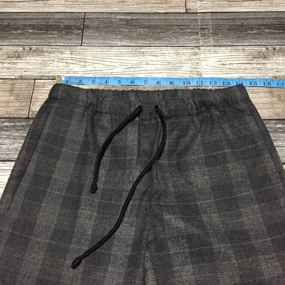 The Group Babaton Plaid Drawstring Pants Women’s M Gray (Inseam 26) - Picture 4 of 11